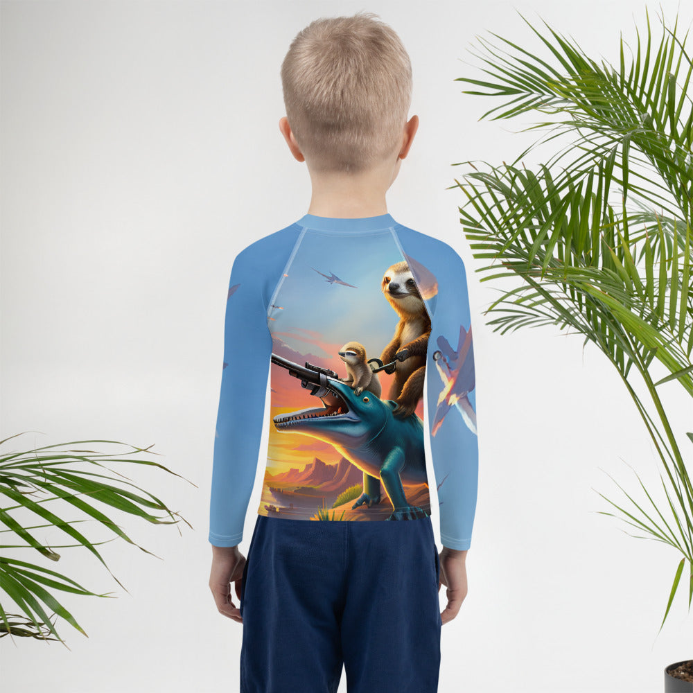 Sloth Kids Rash Guard