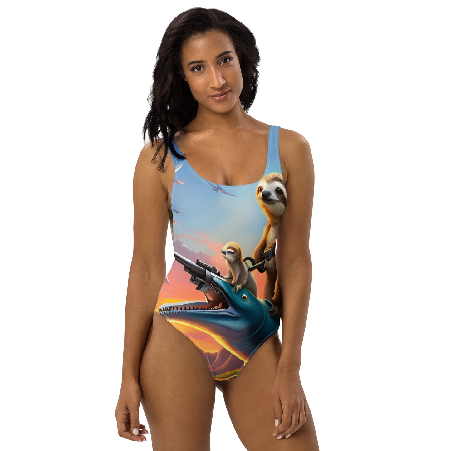 Sloth One-Piece Swimsuit