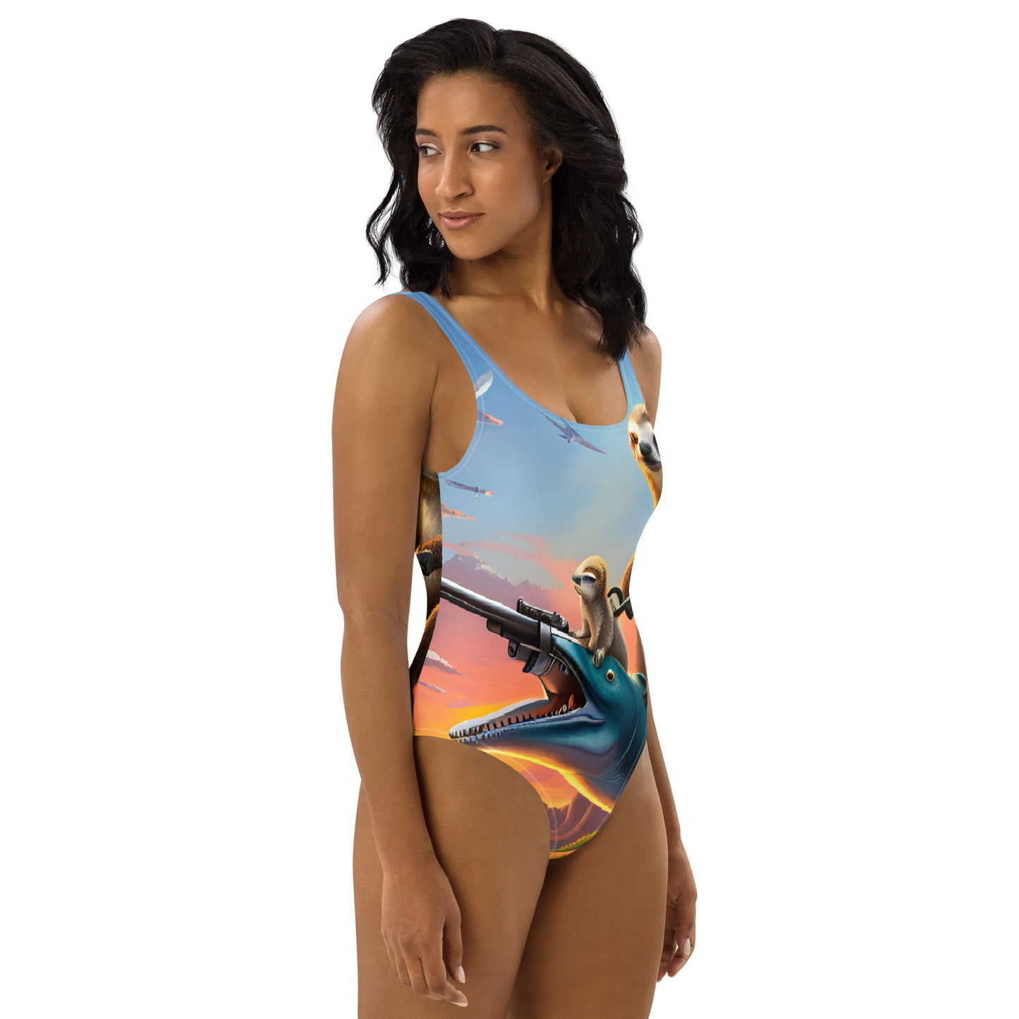 Sloth One-Piece Swimsuit