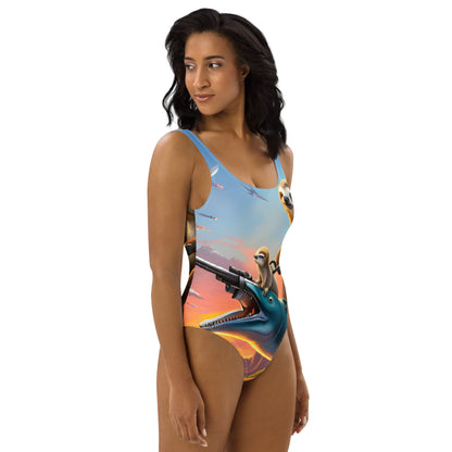 Sloth One-Piece Swimsuit